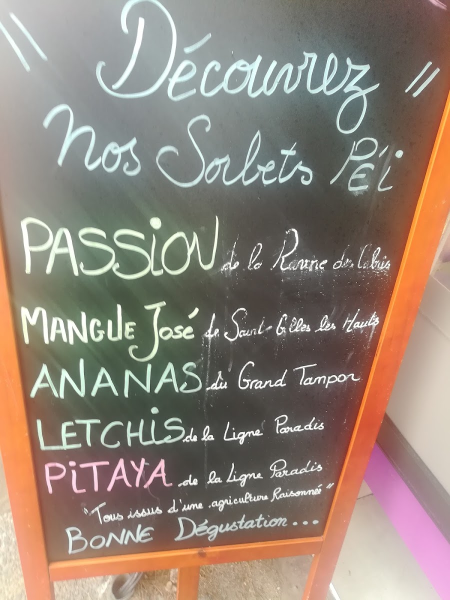 Menu Le Glacier Moderne-1