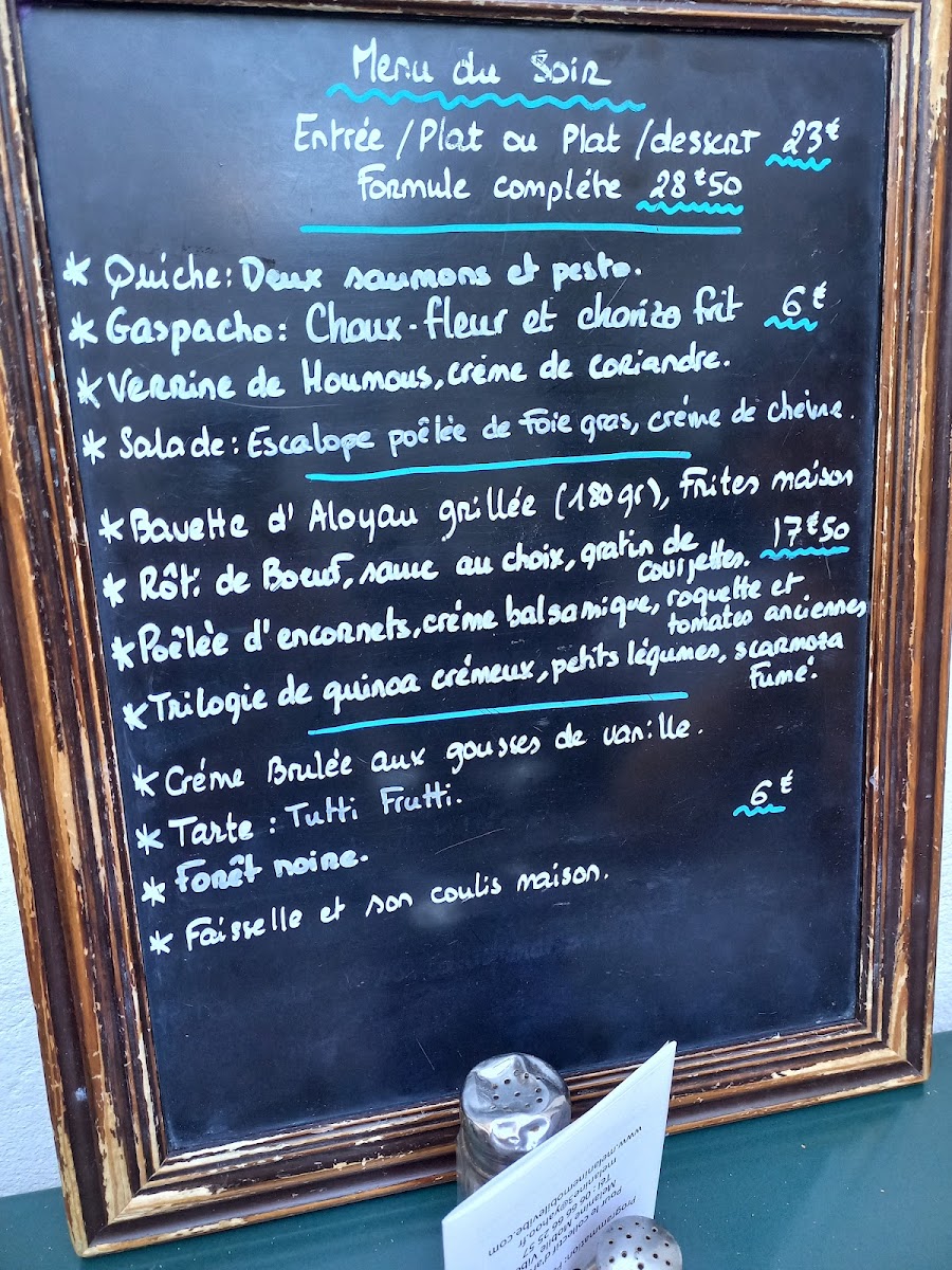 Menu Le Gramophone-4