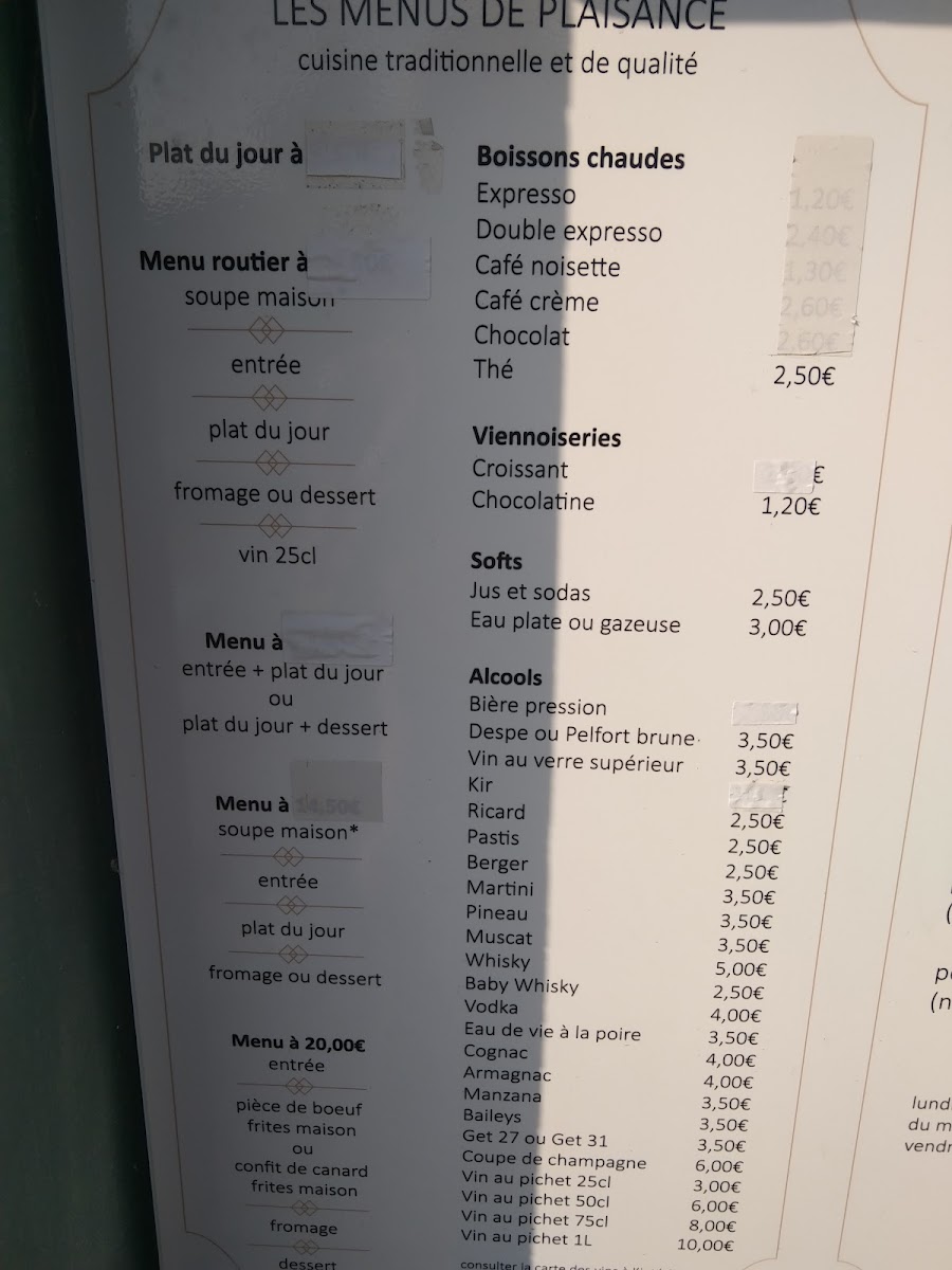 Menu Le J Relais Plaisance-2
