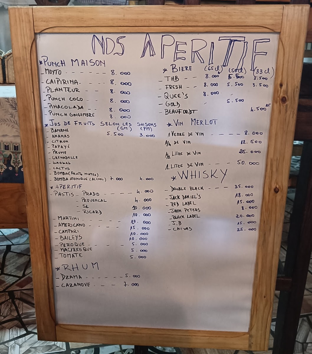 Menu Le Jardin Restaurant-2