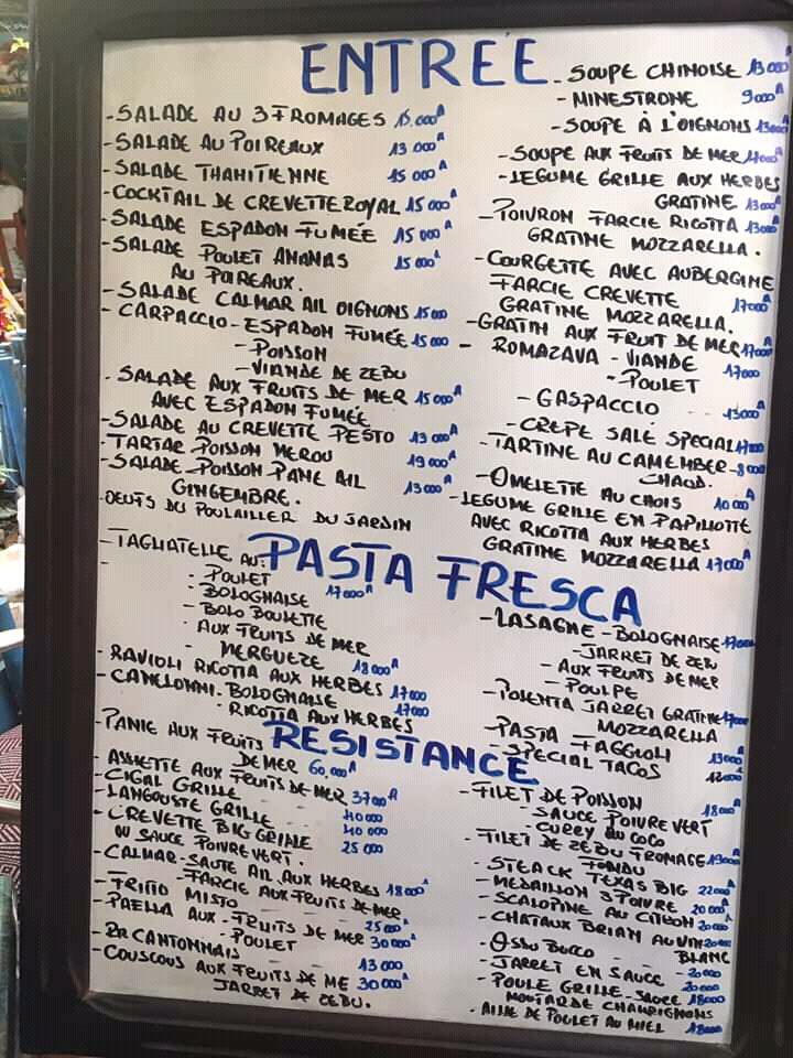 Menu Le Jardin Restaurant-3