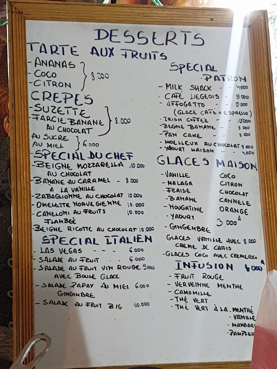 Menu Le Jardin Restaurant-5