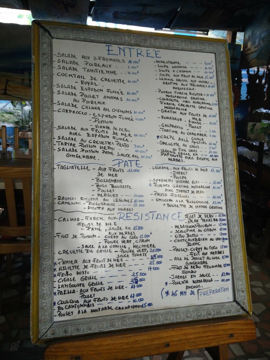 Menu Le Jardin Restaurant-8