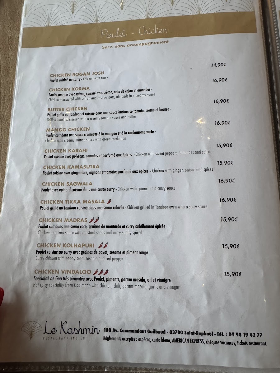 Menu Le Kashmir-4