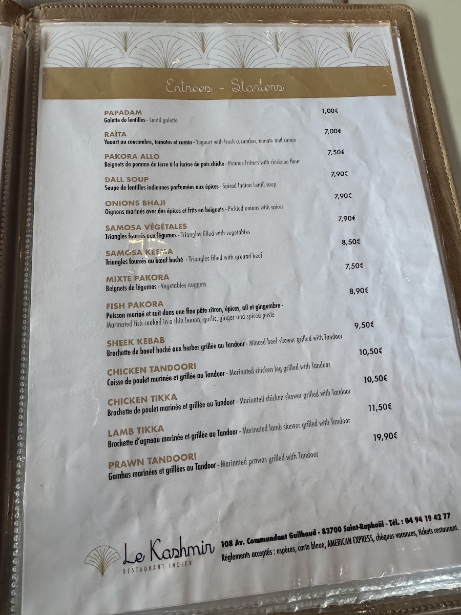 Menu Le Kashmir-6