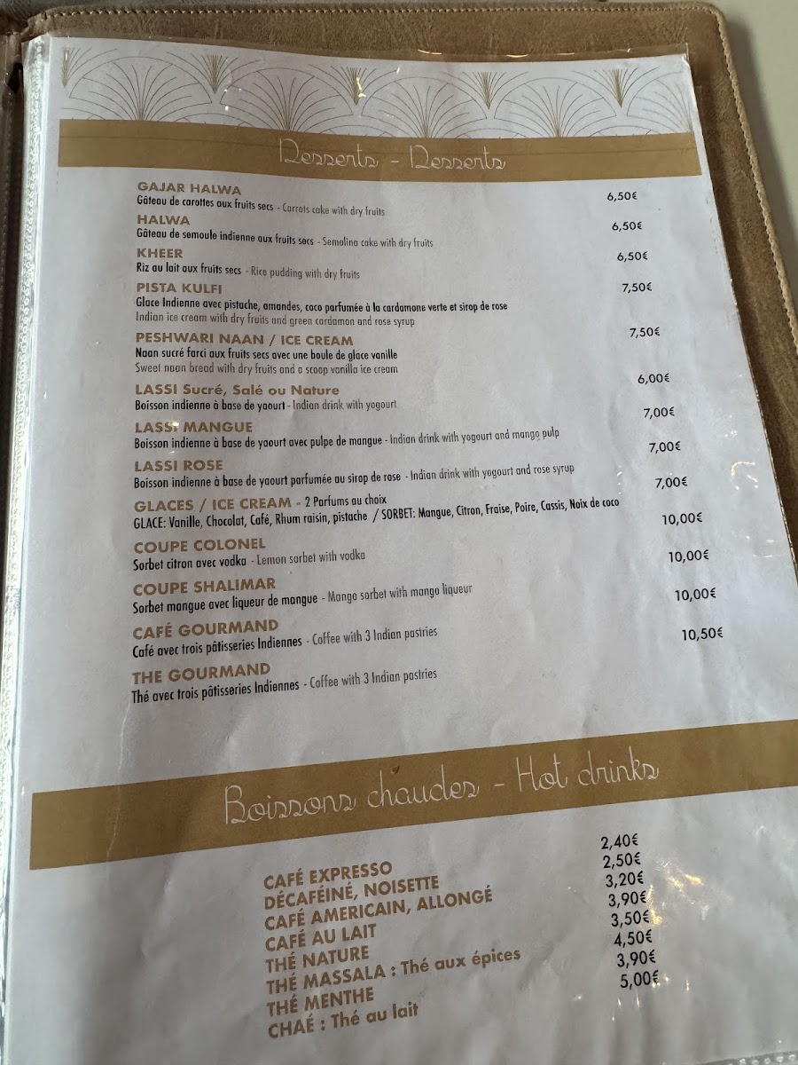 Menu Le Kashmir-8