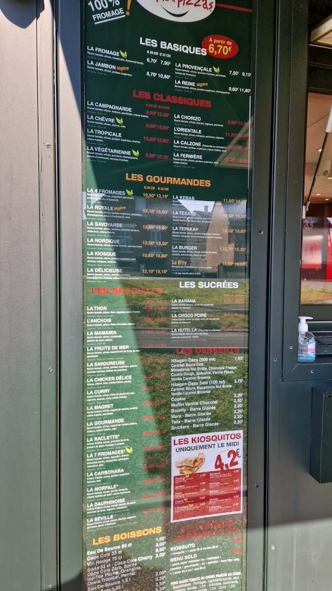 Menu Le Kiosque À Pizzas Brive - Jean Charles Rivet-3