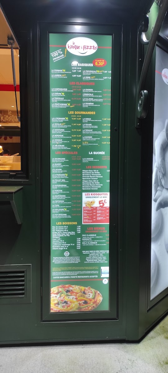 Menu Le Kiosque A Pizzas Saint Jean D'illac-4