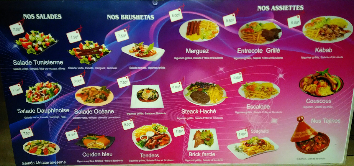 Menu Le Kiosque Oriental-1