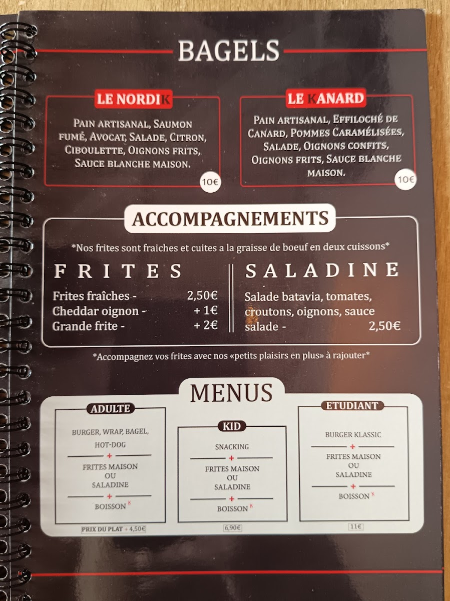 Menu Le Klub - Restaurant Burgers Challans-10
