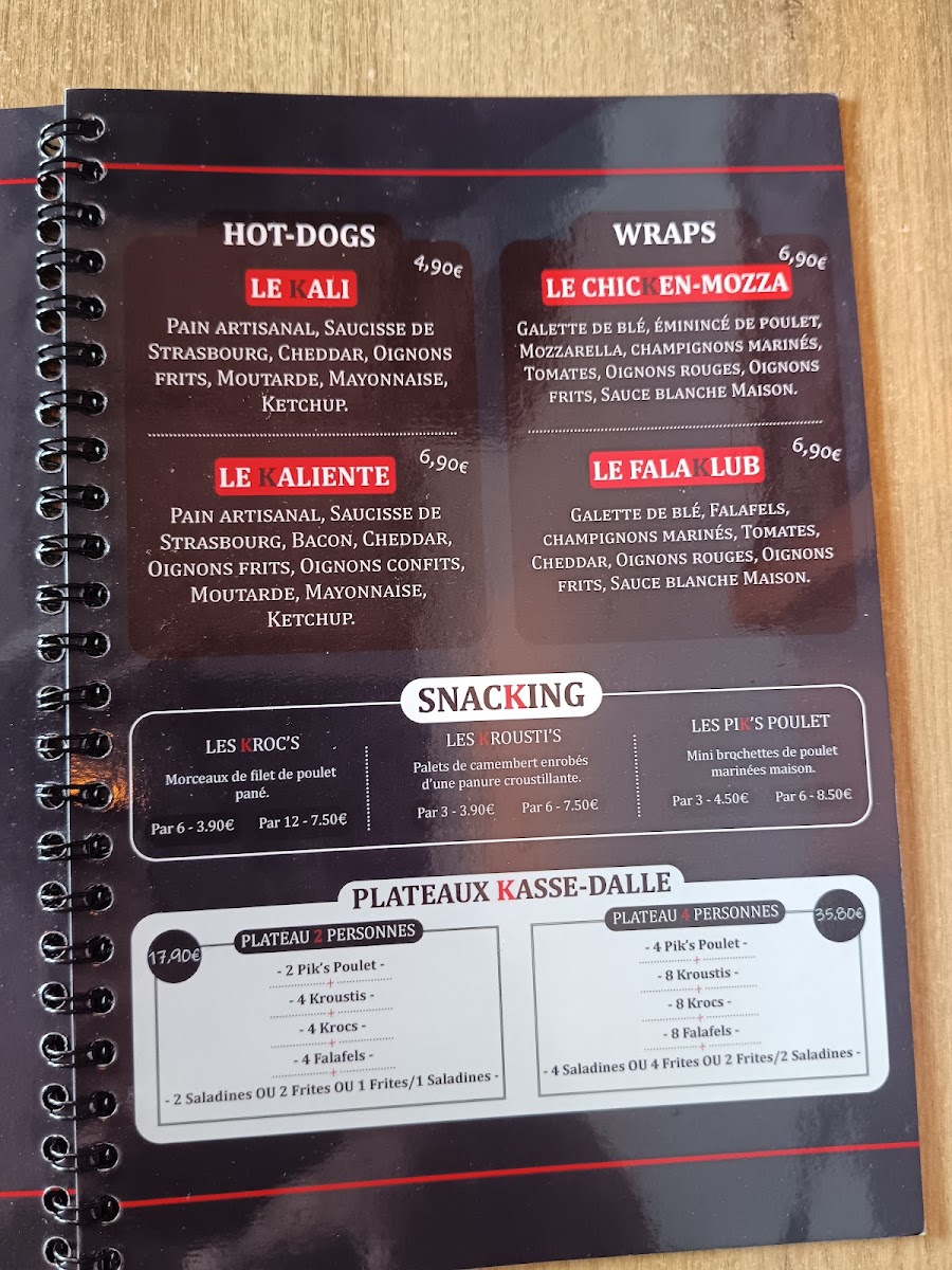 Menu Le Klub - Restaurant Burgers Challans-9