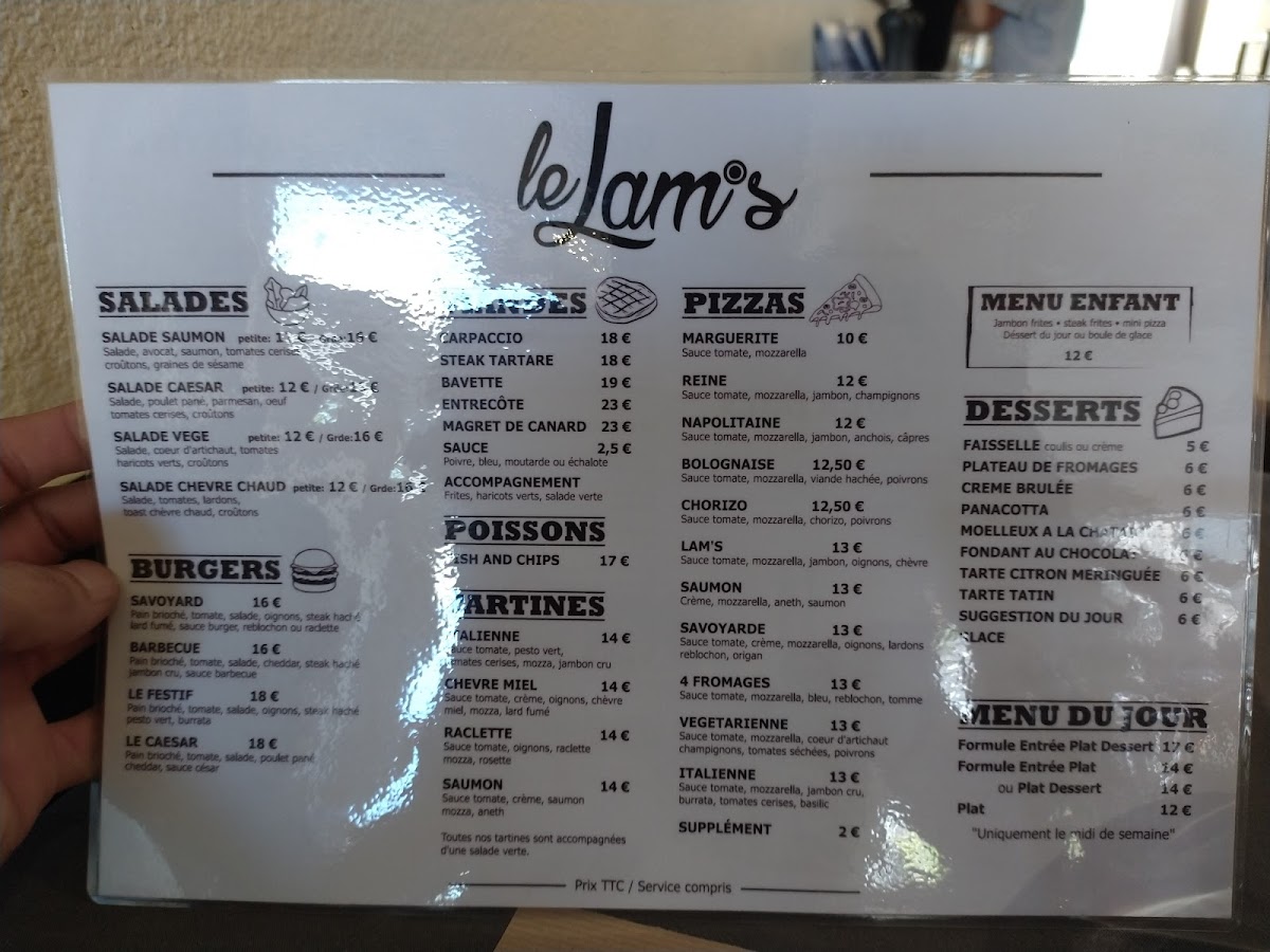 Menu Le Lams-1