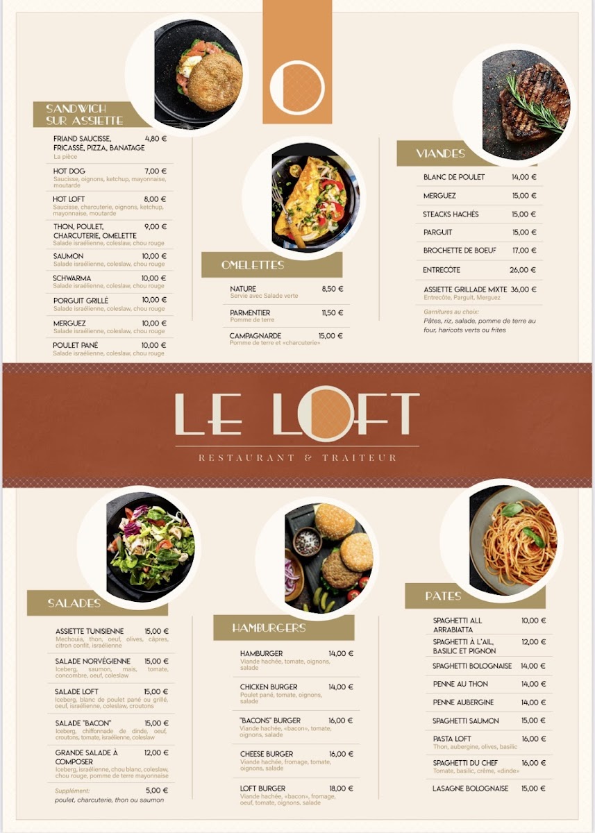Menu Le Loft.-1