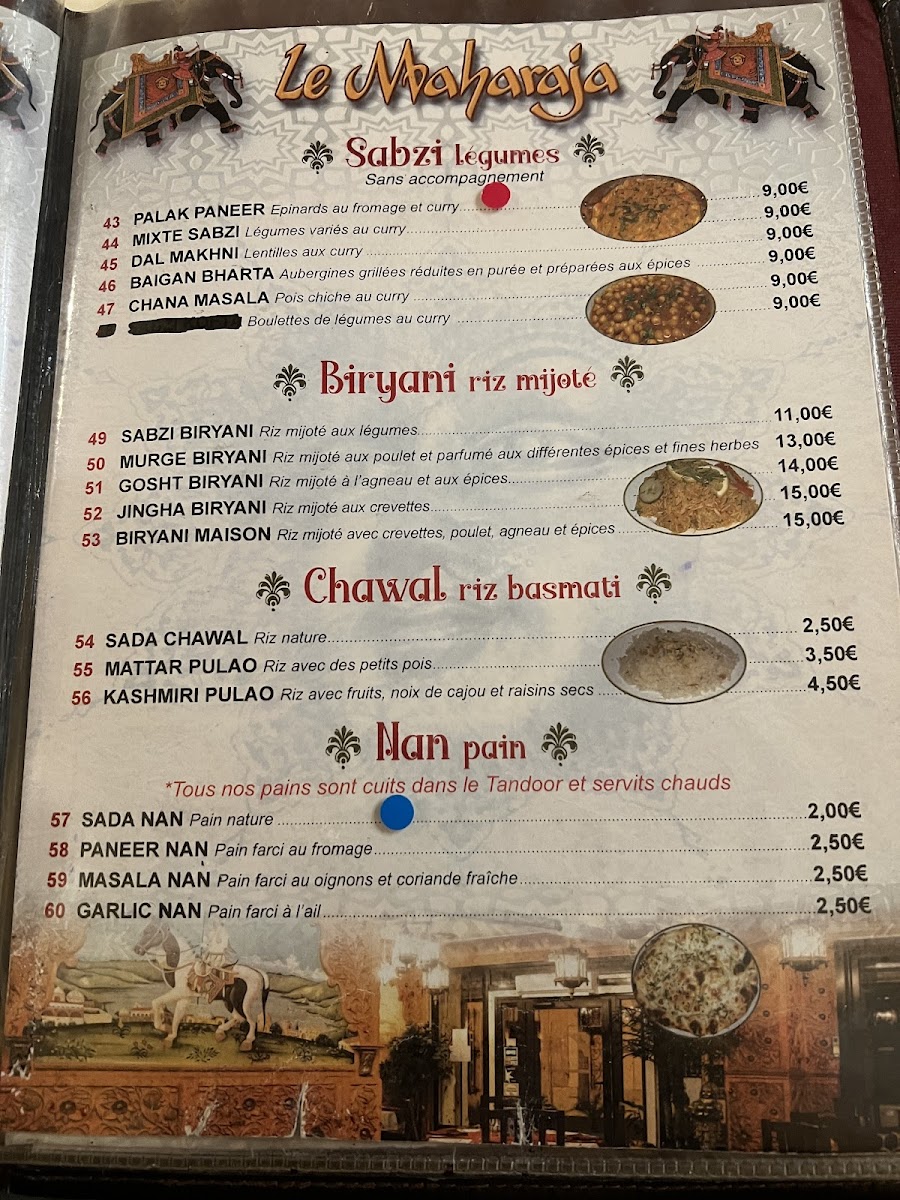 Menu Le Maharaja-4