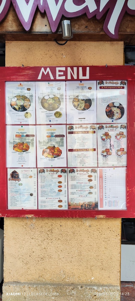 Menu Le Maharaja-8