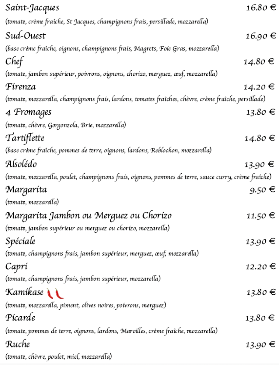 Menu Le Maranello-2