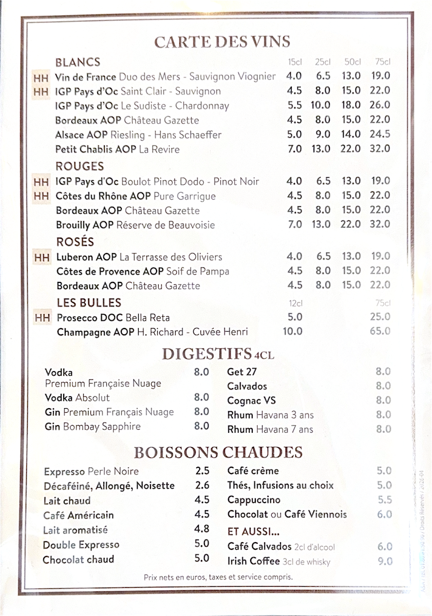 Menu Le Marijan-1