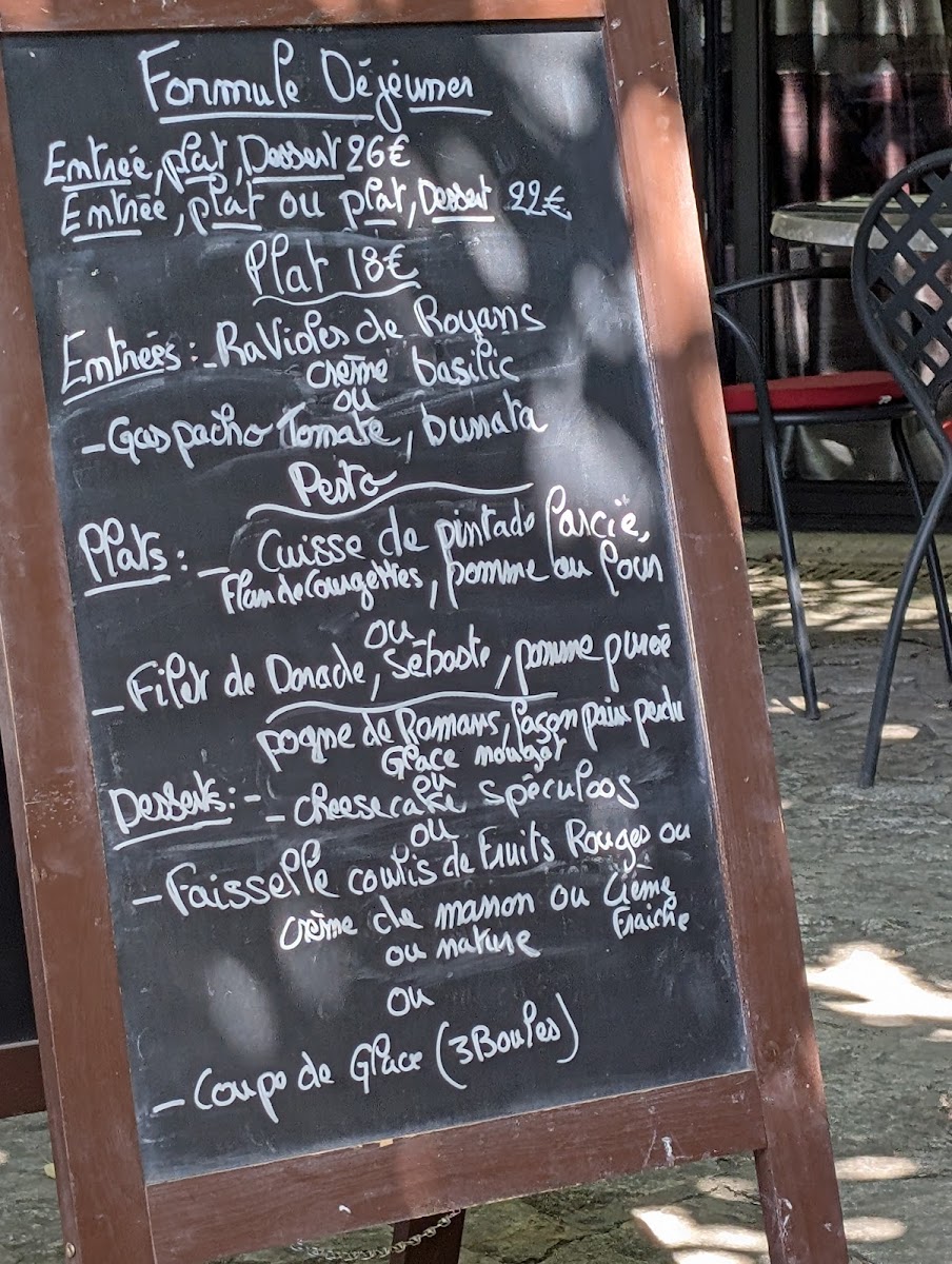 Menu Le Mas De Berianne...restaurant-1