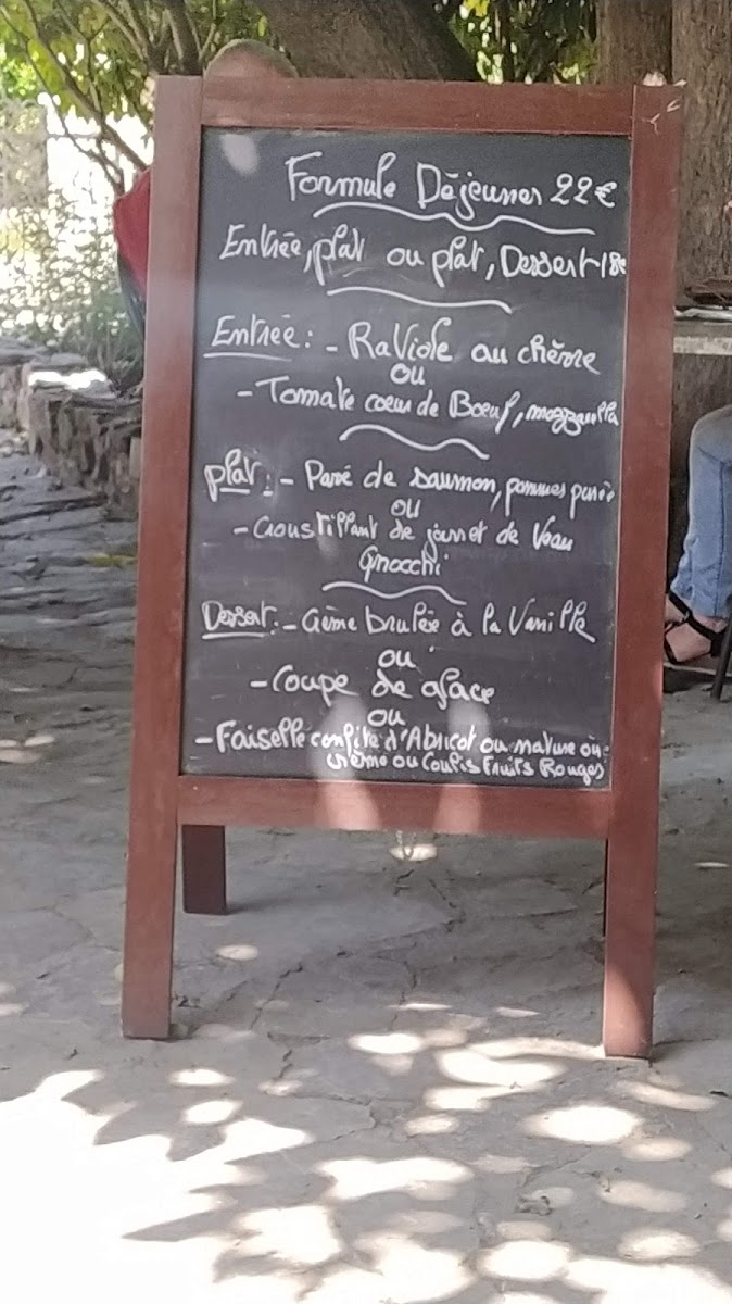 Menu Le Mas De Berianne...restaurant-6