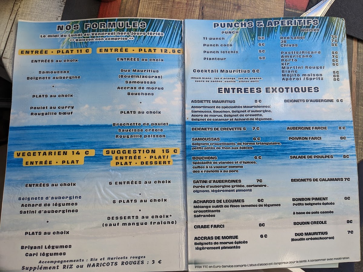 Menu Le Mauritius-3