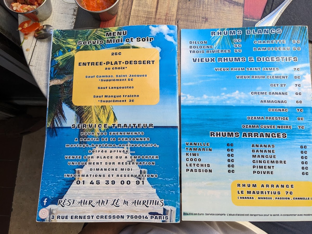 Menu Le Mauritius-4