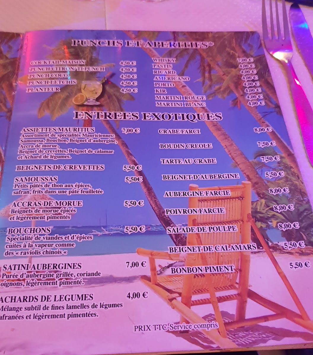 Menu Le Mauritius-7