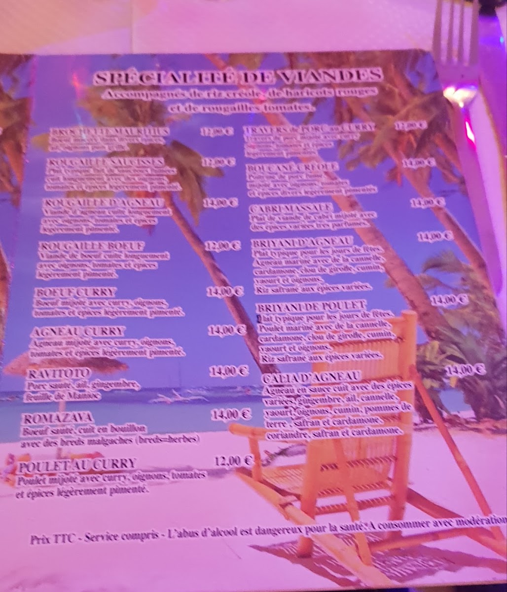 Menu Le Mauritius-8