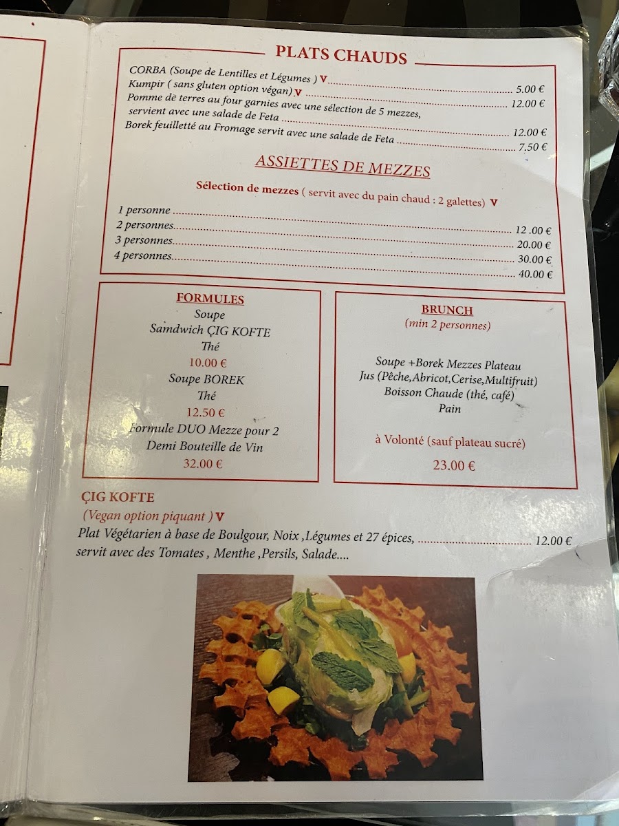 Menu Le Mezze Du Chef Çig Köfte-1