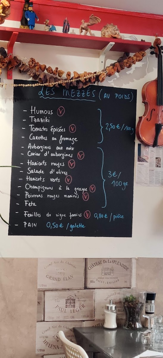 Menu Le Mezze Du Chef Çig Köfte-10