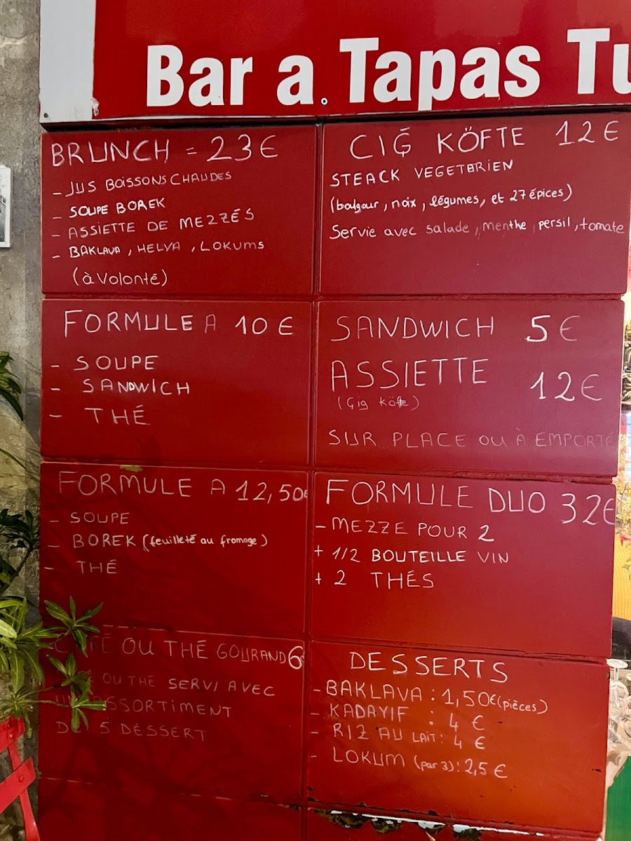 Menu Le Mezze Du Chef Çig Köfte-2