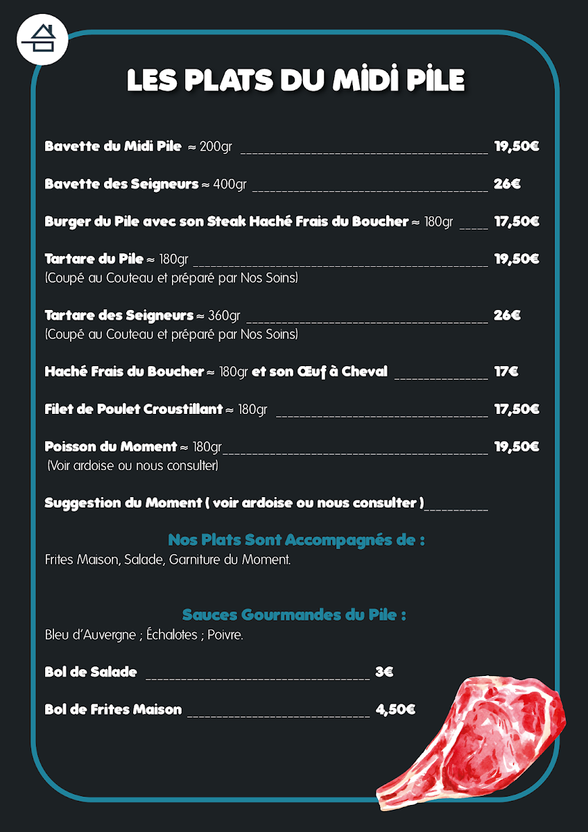 Menu Le Midi Pile-3