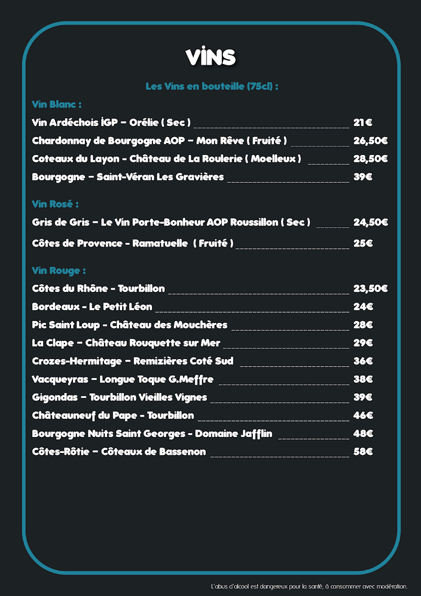 Menu Le Midi Pile-4