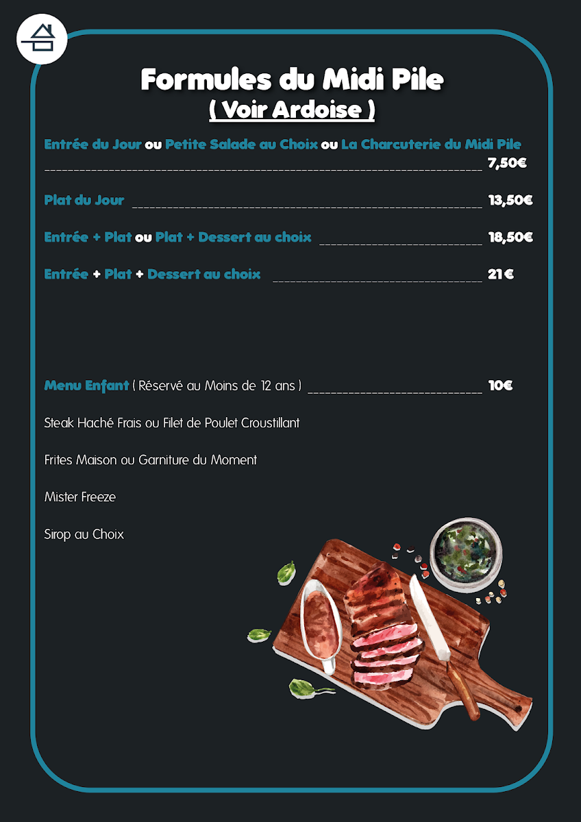 Menu Le Midi Pile-8