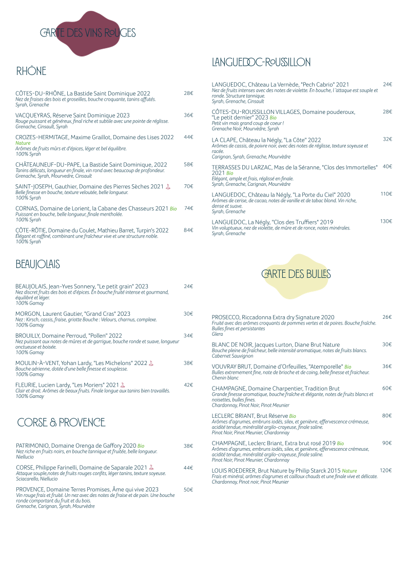 Menu Le Mirabelle-2