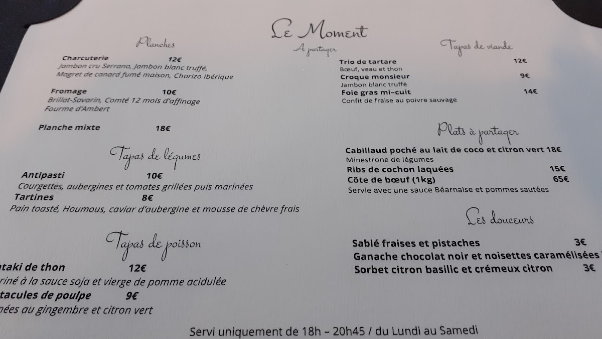 Menu Le Moment-8