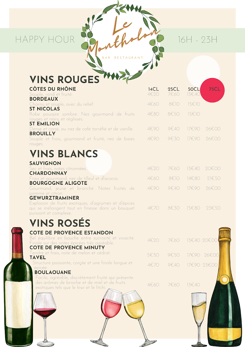 Menu Le Montholon-7