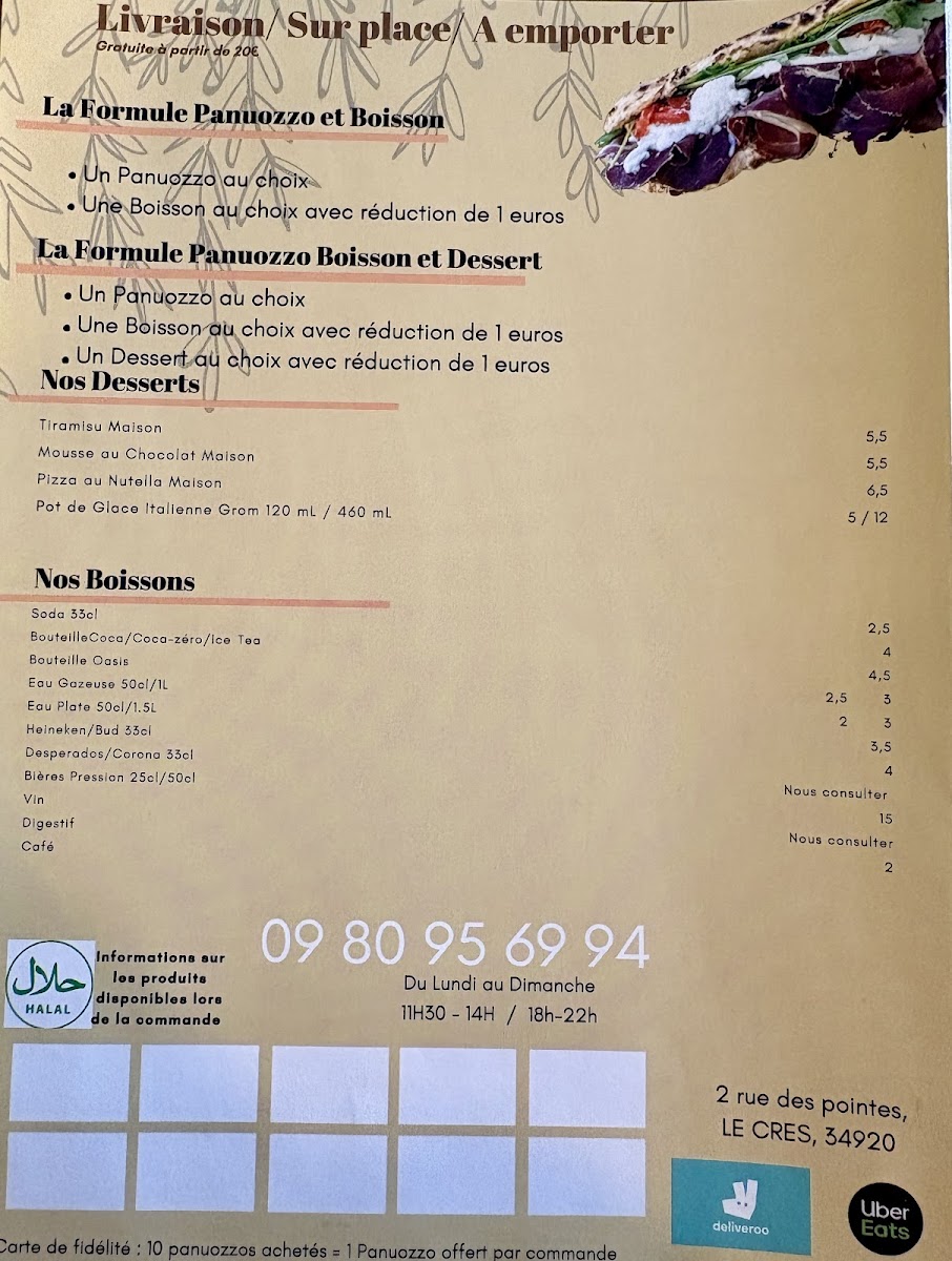 Menu Le Mood Pizzeria-4