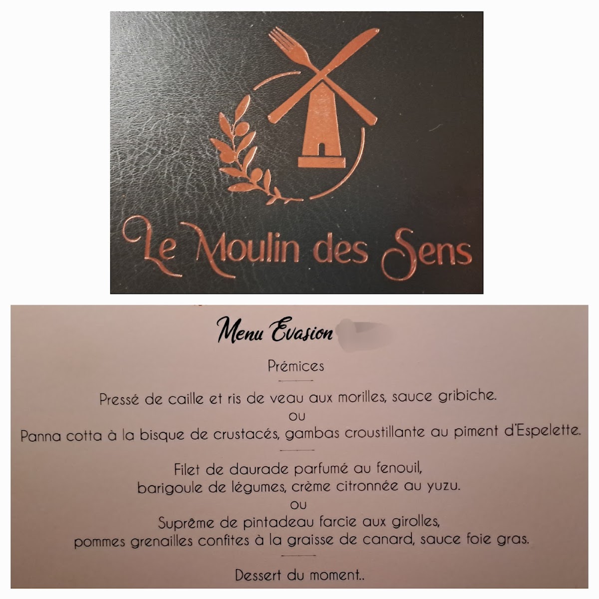 Menu Le Moulin Des Sens-1