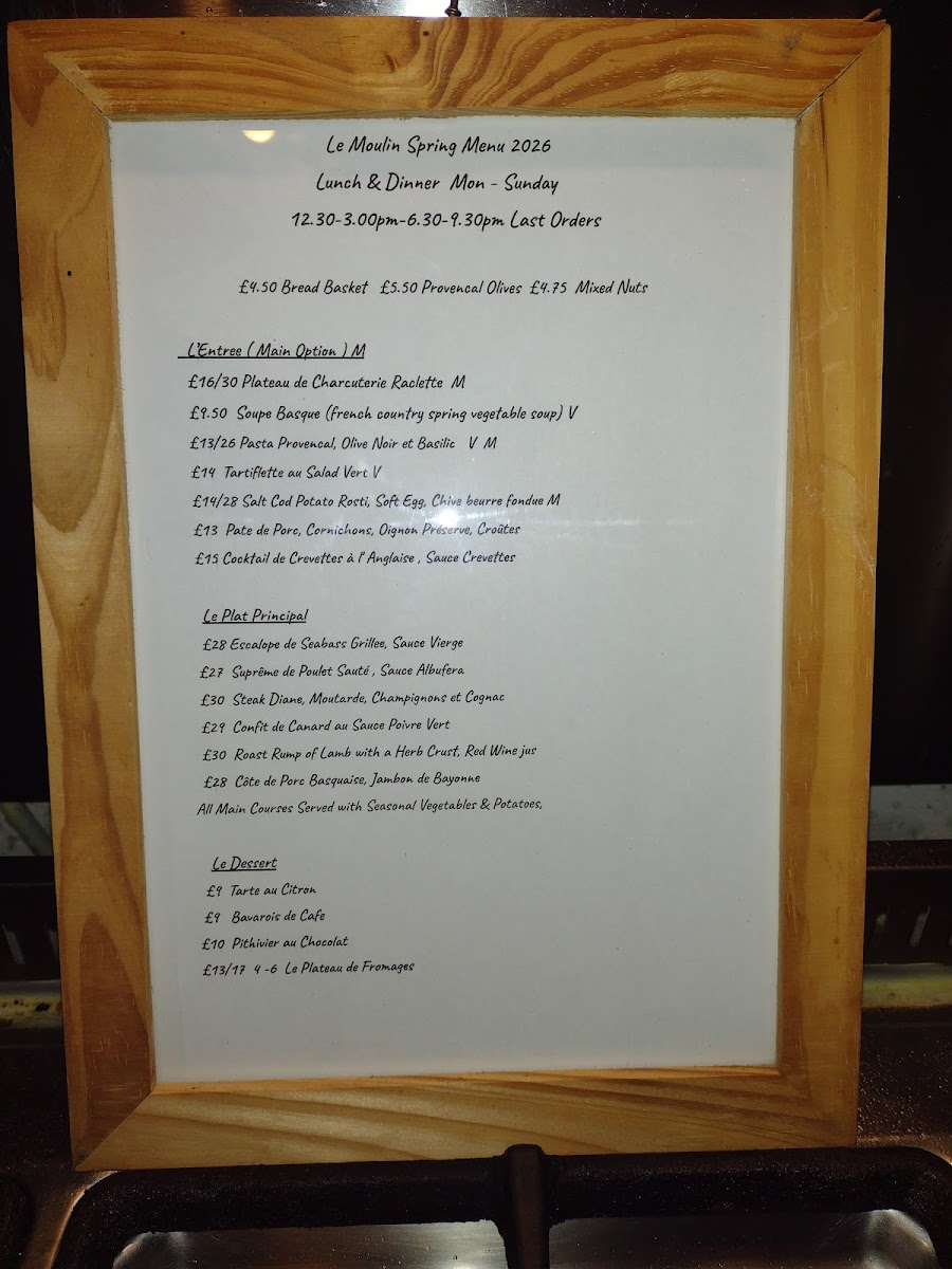 Menu Le Moulin Restaurant-10
