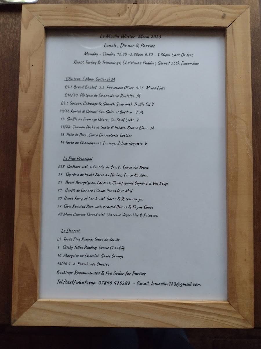 Menu Le Moulin Restaurant-3