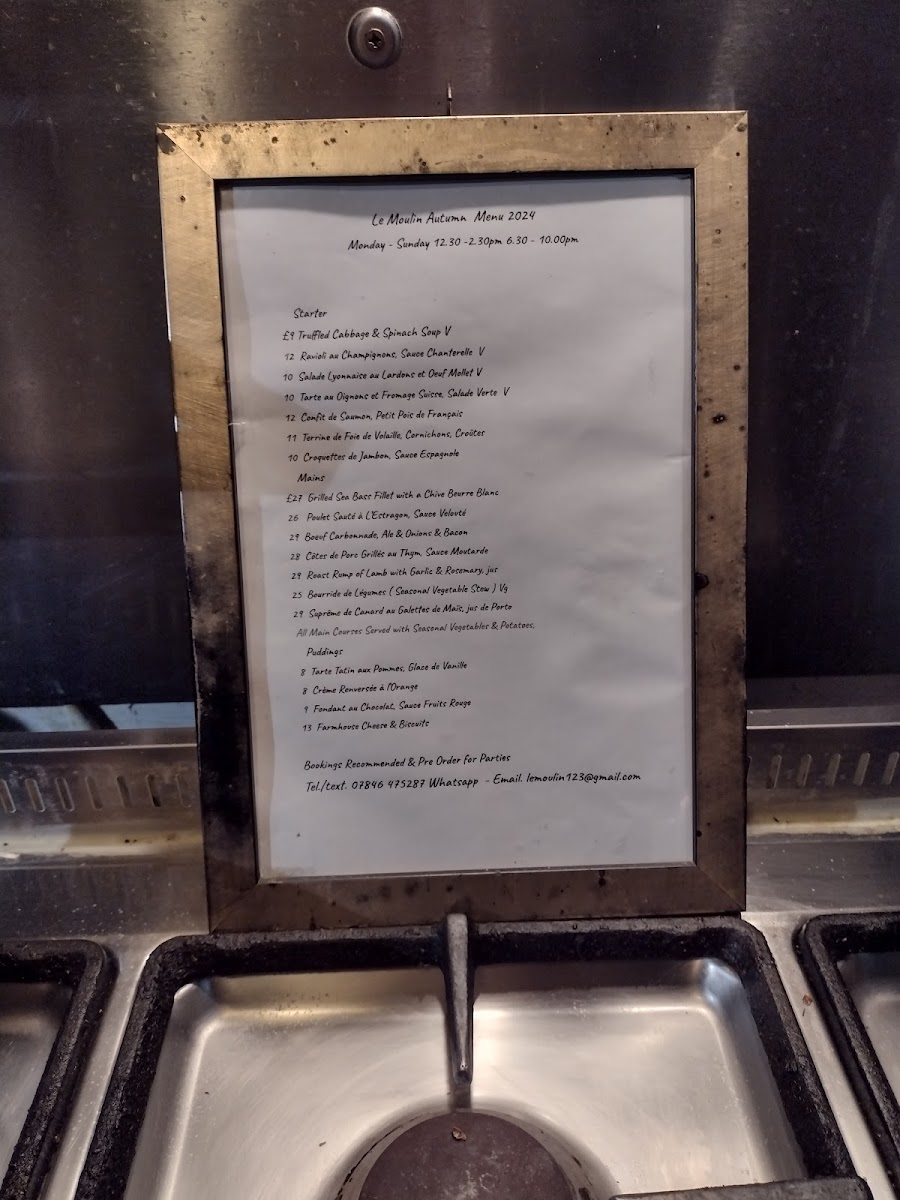 Menu Le Moulin Restaurant-7