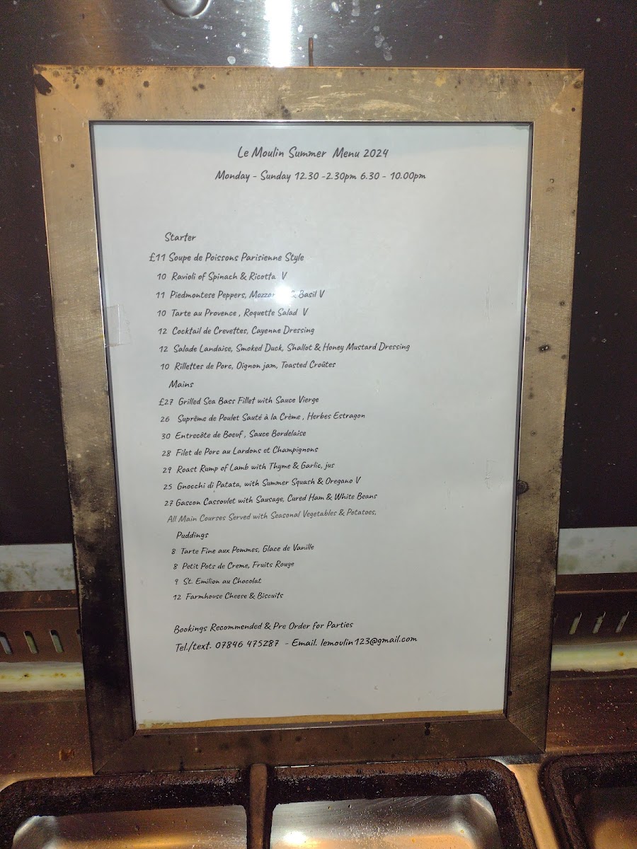 Menu Le Moulin Restaurant-9