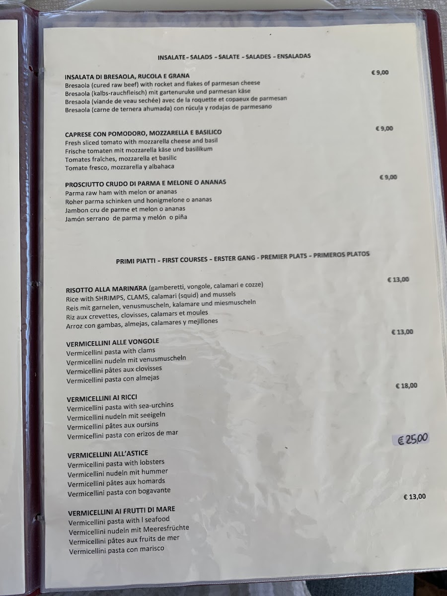 Menu Le Muse Ristorante Pizzeria-1