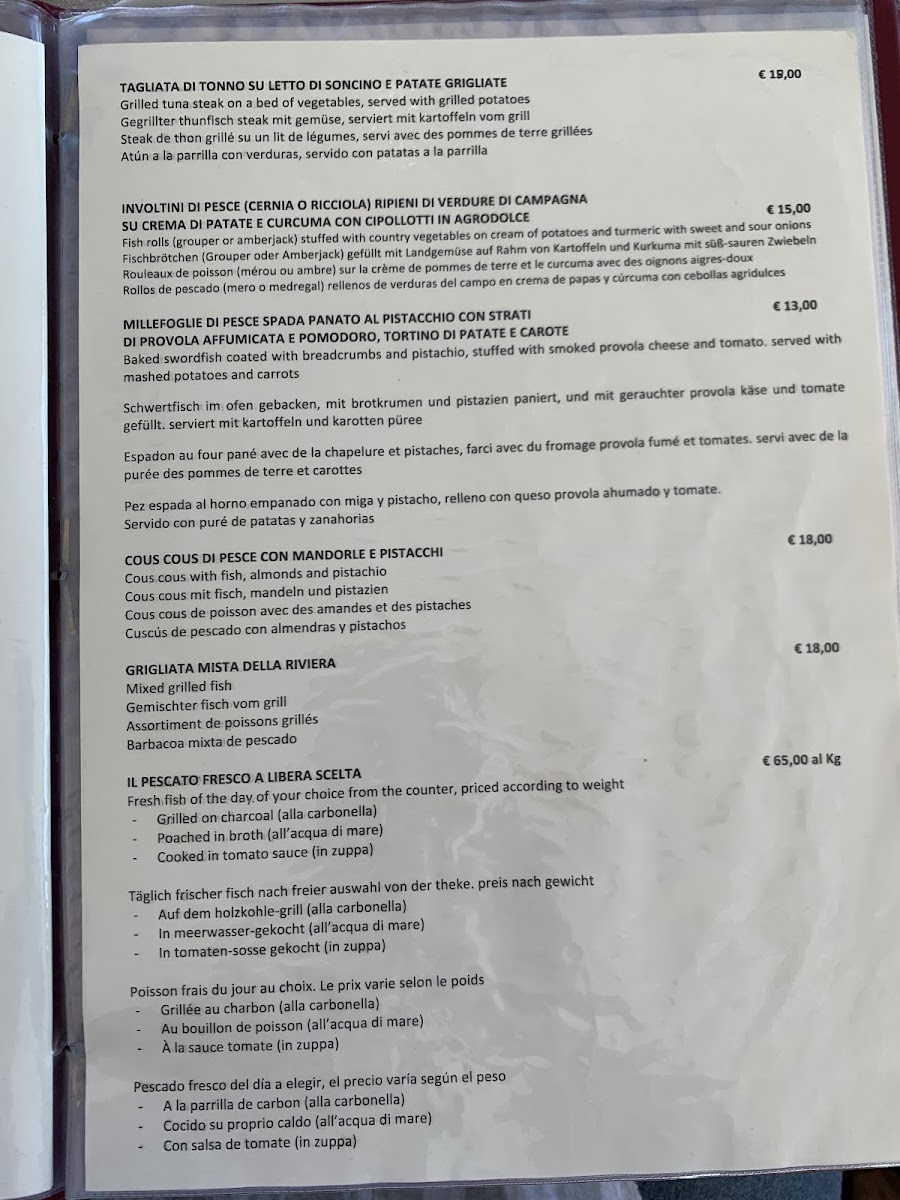 Menu Le Muse Ristorante Pizzeria-3