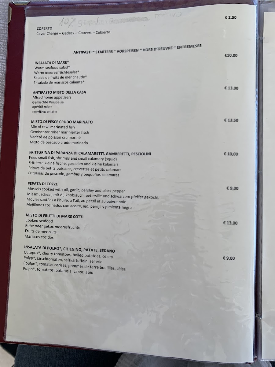 Menu Le Muse Ristorante Pizzeria-5