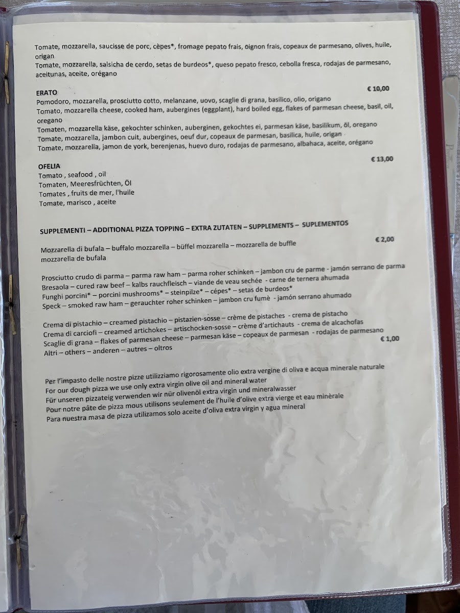 Menu Le Muse Ristorante Pizzeria-7
