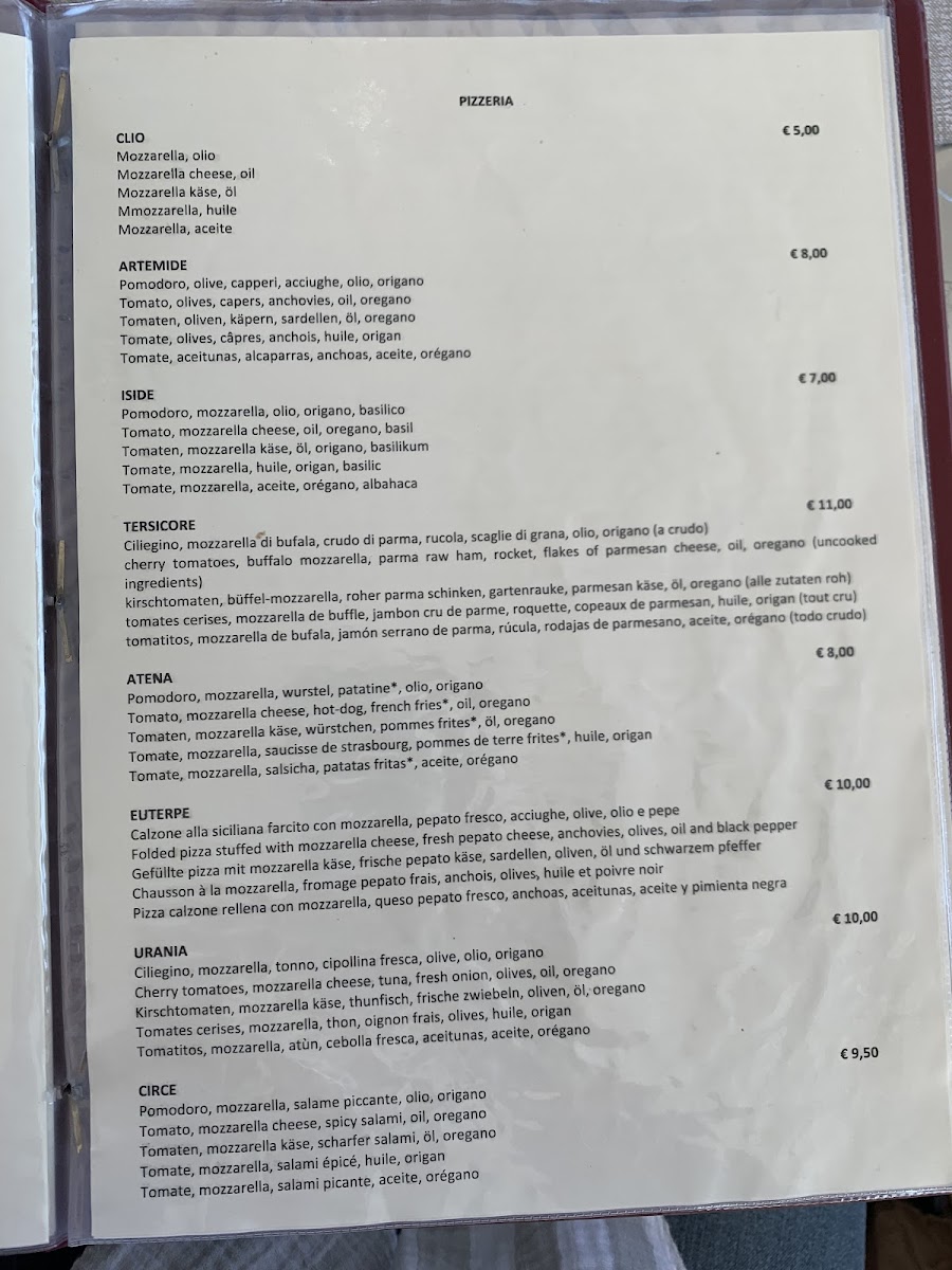Menu Le Muse Ristorante Pizzeria-8
