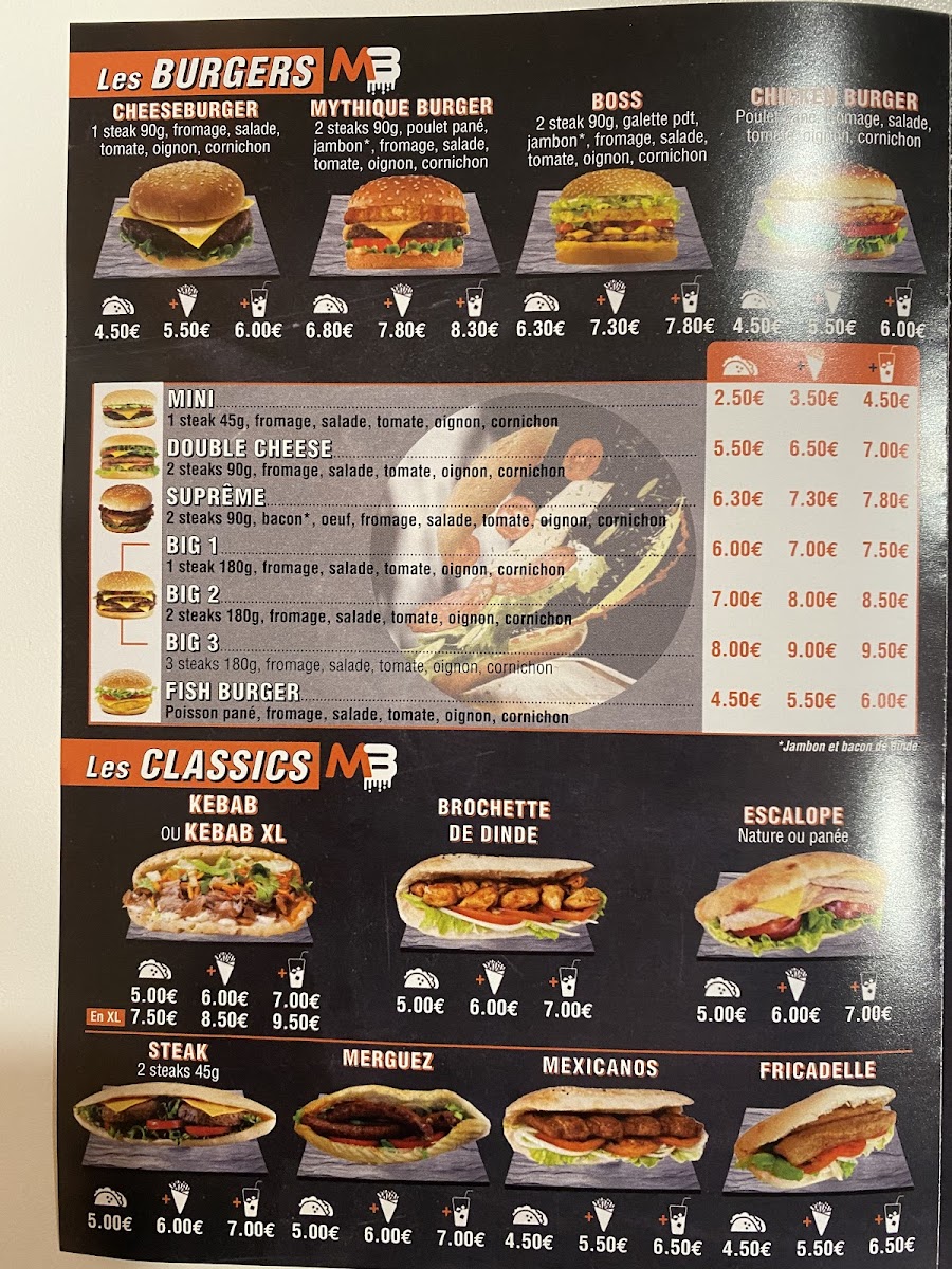 Menu Le Mythique-2