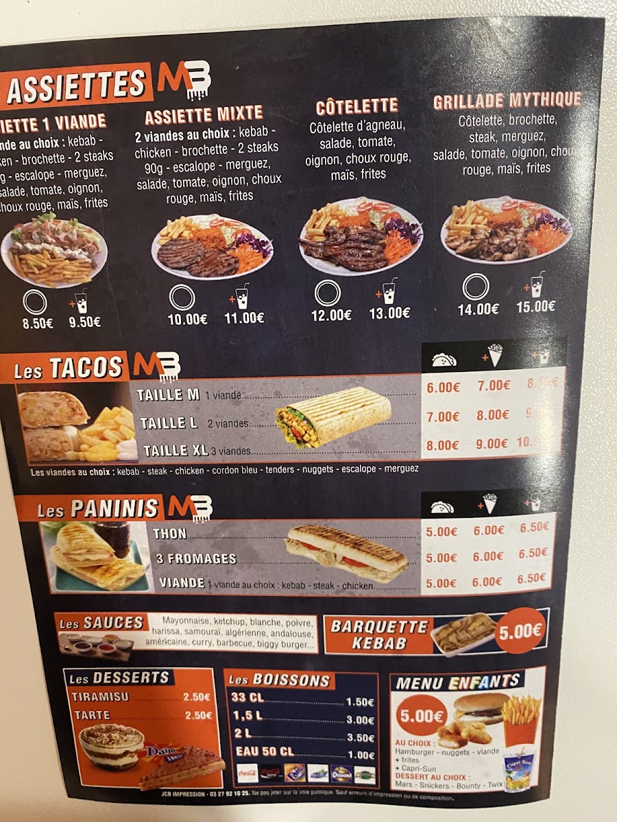 Menu Le Mythique-4