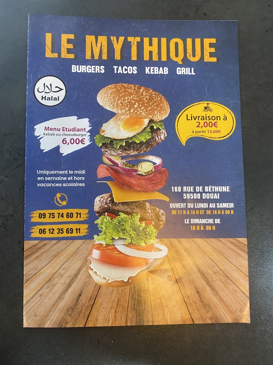 Menu Le Mythique-9